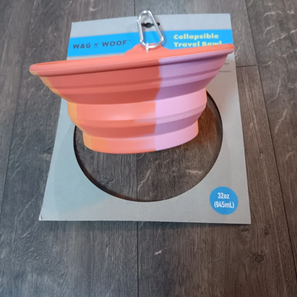 Wag N Woof collapsible dog travel bowl